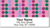 Retro Dot Address Labels