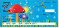Click to see a retro style personal check design full of magical mushrooms. Order yours today!
