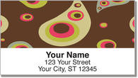 Retro Paisley Address Labels