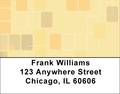 Retro Square Address Labels