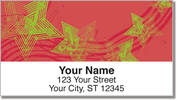 Retro Star Address Labels