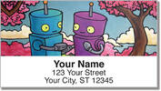 Robots In Love Address Labels