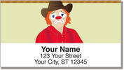Rodeo Clown Address Labels