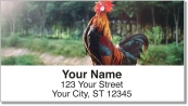 Rooster & Hen Address Labels