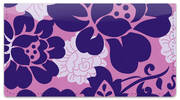 Rose Noir Checkbook Cover