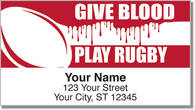 Rugby Address Labels