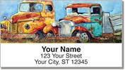 Rusty Truck Address Labels