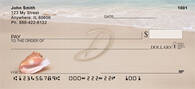 Sand Written Monogram D Personal Checks