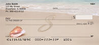 Sand Written Monogram S Personal Checks