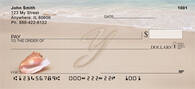 Sand Written Monogram Y Personal Checks