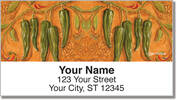 Santa Fe Chili Pepper Address Labels