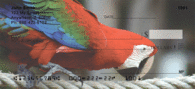 Scarlet Macaw Checks - Parrots Personal Checks