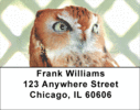 Screech Owl Labels - Screech Owl Address Labels
