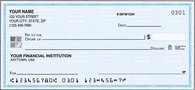 Securiguard Blue Classic Personal Checks - 1 Box - Duplicates