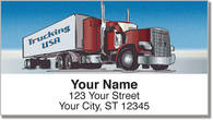 Semi Truck Address Labels