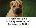 Shar Pei Address Labels