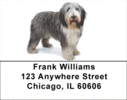 Sheepdog Labels - Old English Sheepdog Address Labels