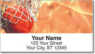 Shooting Hoops Address Labels