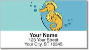 Silly Seahorse Address Labels