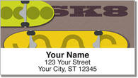 Skateboarding Address Labels