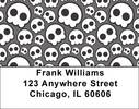 Skull Patterns Address Labels