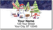 Snow Artist Address Labels