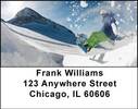 Snowboarding Address Labels