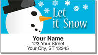 Snowman Address Labels