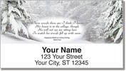 Snowy Evening Address Labels