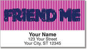 Social Media Address Labels