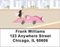 Sophisticated City Girl Address Labels