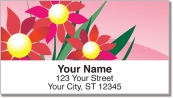 Spring Flower Address Labels