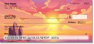 Click to see illustrious designs of beautiful sunsets on unique personal checks!