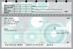 Stylish Patterns Top Stub Personal Checks