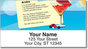Summer Cocktail Address Labels