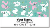 Swanky Kitten Address Labels