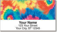 Tie Dye Address Labels