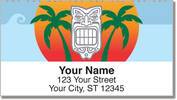 Tribal Mask Address Labels