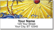 Tropical Artwork Address Labels