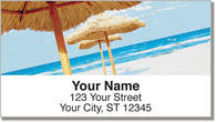 Tropical Beach Address Labels