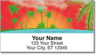 Tropical Getaway Address Labels