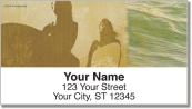 Tropical Shadow Box Address Labels