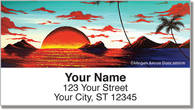 Tropical Surrealism Address Labels