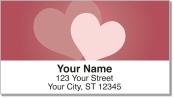 Two Hearts Address Labels