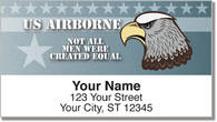 U.S. Airborne Address Labels