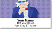 Uncle Sam & Friends Address Labels