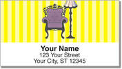 Victorian Furniture Address Labels