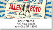 Vintage Boxing Address Labels