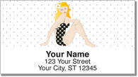 Vintage Pinup Address Labels