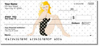 Hot dog! The darling dolls on these retro checks just might make you drool. Order them today!